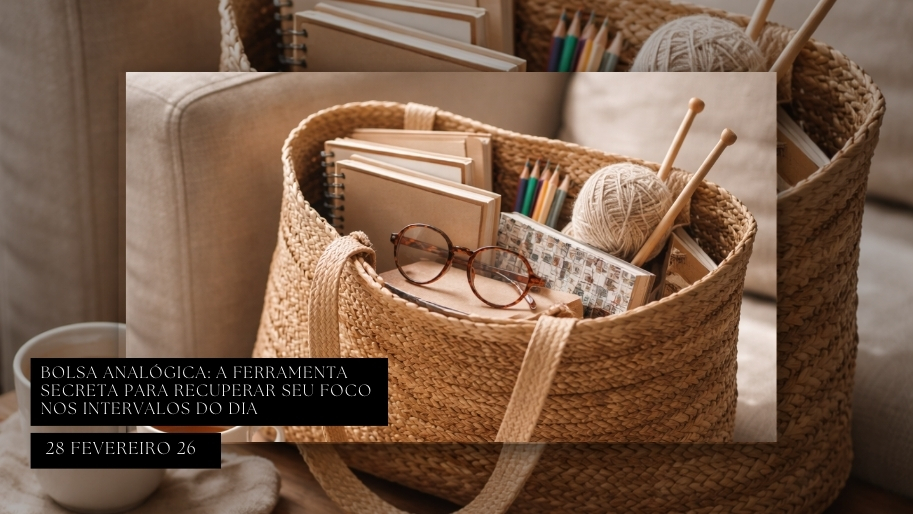 Liberte-se do Vício do Celular: A Bolsa Analógica para Mais Foco e Menos Distração