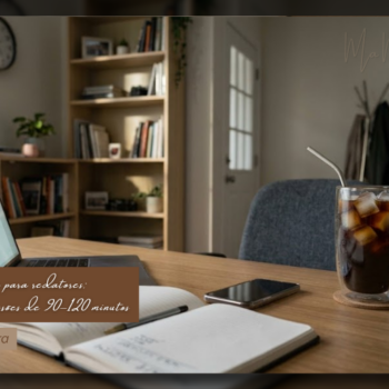 Guia prático para redatores: organize blocos de 90–120 minuto