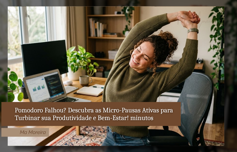 Pomodoro Falhou? Descubra as Micro-Pausas Ativas para Turbinar sua Produtividade e Bem-Estar
